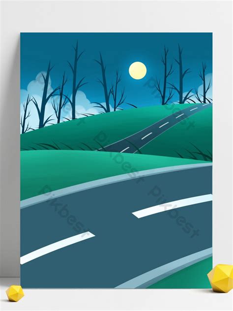 Night Road Background Image | PSD Backgrounds Free Download - Pikbest