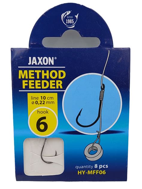 GOTOWE HACZYKI JAXON DO METHOD FEEDER Nr 6 PRZYPON HY MFF06