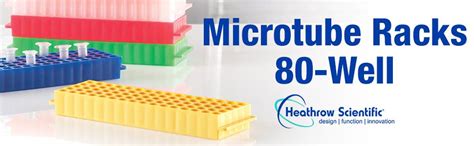 Heathrow Scientific Hd B Polypropylene Microtube Rack Well