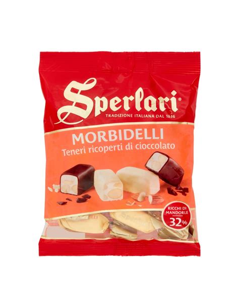 Sperlari Torroncini Morbidelli Teneri Ricoperti Cioccolato 117 G