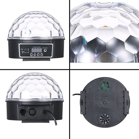 Bola Maluca Cores Led Rgb Hologr Fico Dmx W Bivolt Strobo Projetor