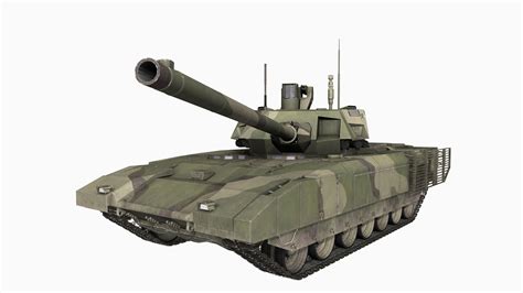 T Armata Russian Mbt Game Ready Modelo Woodland Pbr K Modelo D