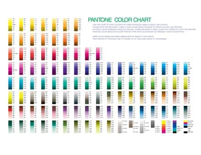 Pantone Color Chart: Free Download, Create, Edit and Fill