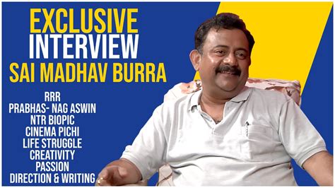 Sai Madhav Burra Interview Dialogue Writer Sai Madhav Burra Exclusive