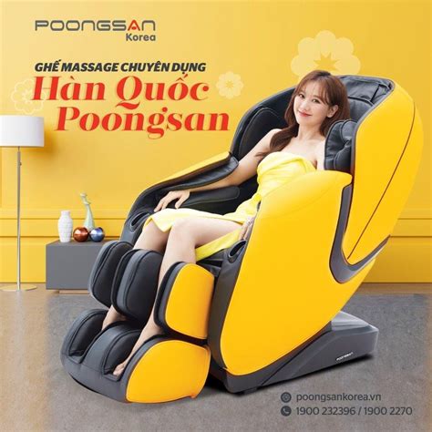 Ghế Massage Chuyên Dụng Hàn Quốc Poongsan Điểm Sáng Uy Tín Và Chất Lượng