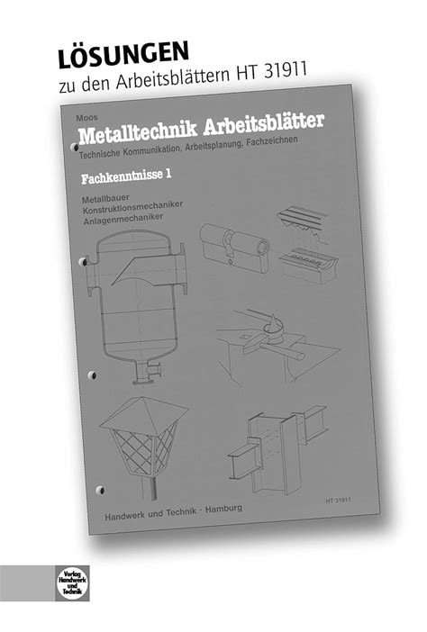 L Sungen Metalltechnik Arbeitsbl Tter Technische Kommunikation