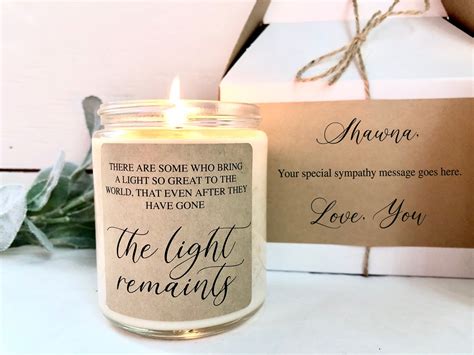 Home Décor Container Candles Mum Remembrance Candle Bereavement T