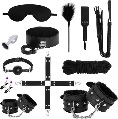 Rbenxia Pcs Sex Bondage Bdsm Restraints Kits Fetish Handcuffs Ankle