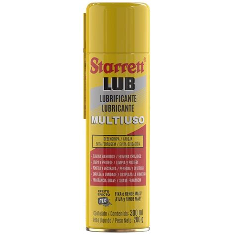 Oleo Lubrificante Desengripante Ml Spray Starret Lub Rota