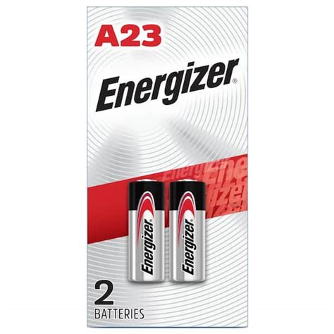 Energizer A23 Batteries (2-Pack), 12V Miniature Alkaline Specialty ...