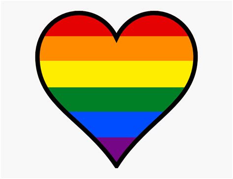 Heart Gay Pride Pride Heart Png Transparent Png Transparent Png