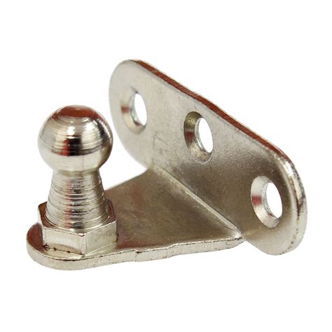 Gas Strut Bracket 3 Hole 90 Degrees Medium Profile Zinc Plated