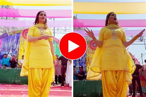 Viral Video Sapna Choudhary Dances On New Haryanvi Song Audience Goes