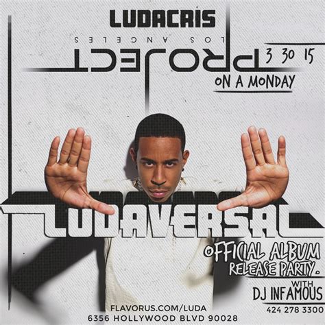 Ludacris "Ludaversal" official Album Release Party Tickets 03/30/15