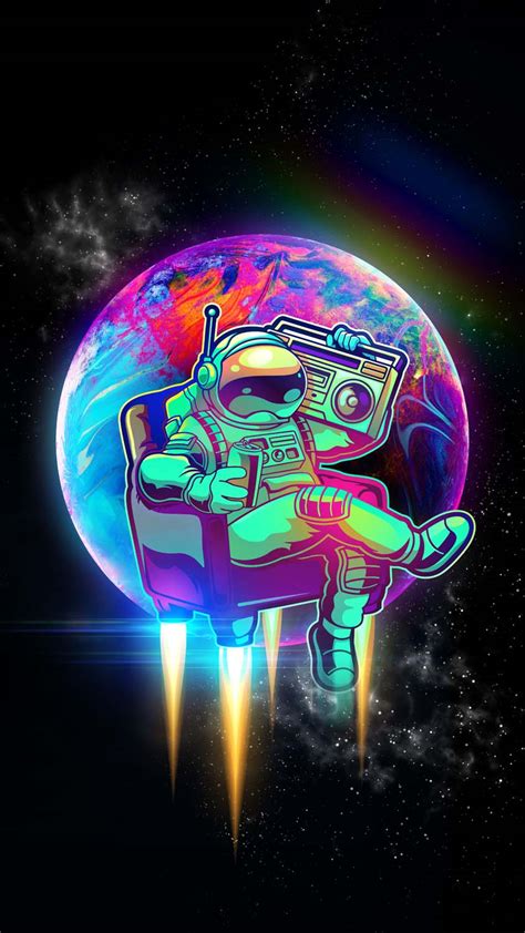 Space and Chill iPhone Wallpaper HD - iPhone Wallpapers