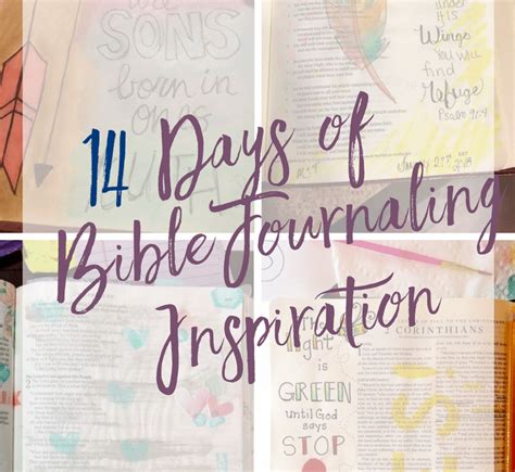 14 Days Of Bible Journaling Inspiration Pinterest Joditt Designs