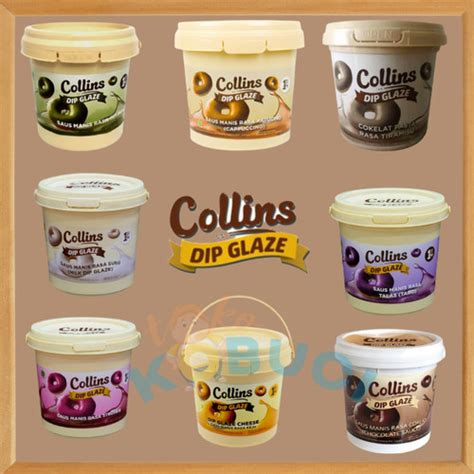 Jual Collins Dip Glaze Chocolate 1 Kg Pil Toples Susu Kab Sidoarjo