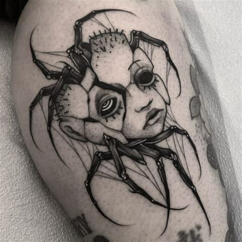 30 Dark & Scary Spider Tattoo Ideas for Men & Women in 2023