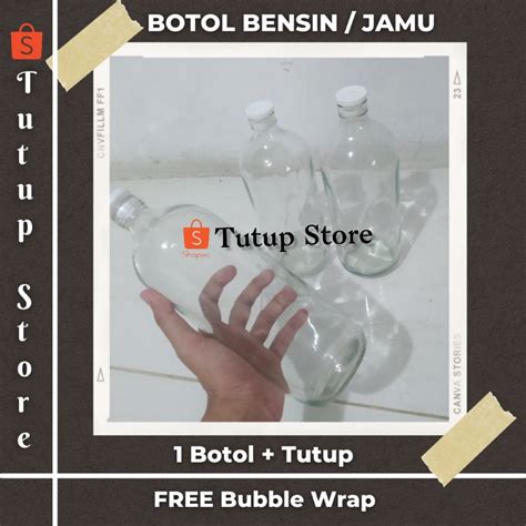 Jual Botol Bensin Ukuran Liter Tutup Botol Bolles Botol Untuk Jamu