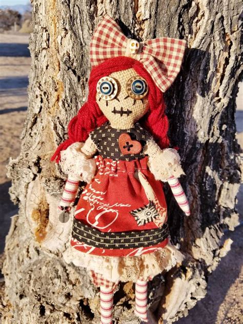 Raggedy Ann Doll Creepy Cute Doll Goth Horror Ragdoll Etsy