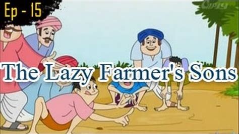 The Farmer And His Lazy Sons Moral Stories For Kids English Video