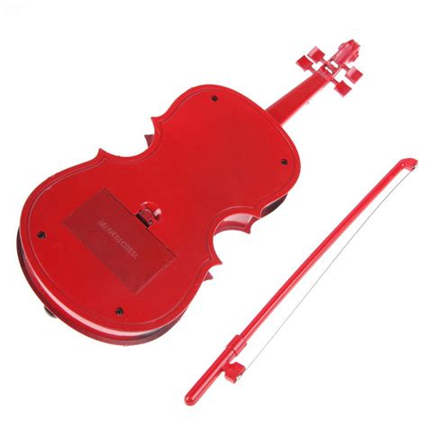 Red Kids Educational Creative T Toys Simulation Led Violin Musical