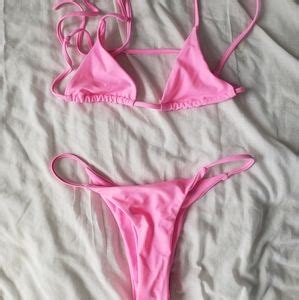 Swim Neon Pink Micro Bikini Poshmark