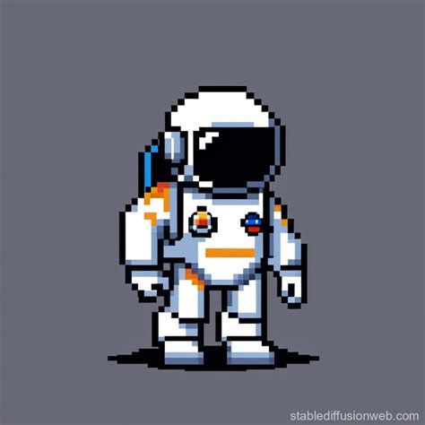 Astronaut Sprite for 2D Game | Stable Diffusion Online