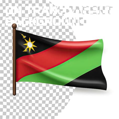 Saint Kitts And Nevis Flag Vector Illustration On A Transparent