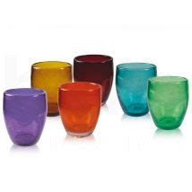 Villa D Este Acapulco Set 6 Bicchieri Multicolor 280 Ml Alberoshop