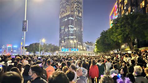 倒數 尖沙咀夜景 香港 Tsim Sha Tsui night view Hong Kong December 31 2023