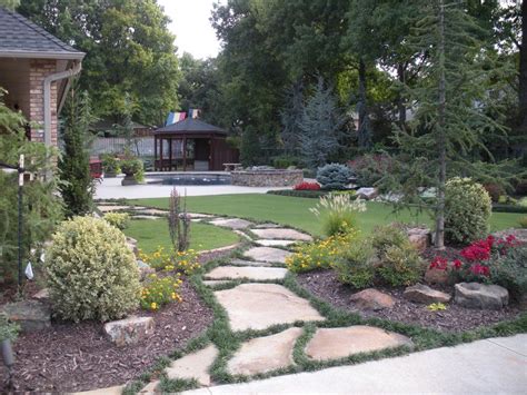 Landscape Flagstone In Edmond Oklahoma By Scapes Inc Residential