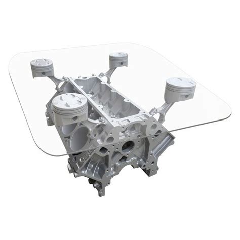 Engine Block Coffee Table Contemporary Coffee Tables By