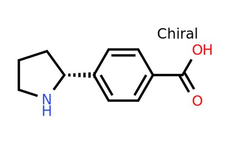 CAS 1213517 69 1 R 4 Pyrrolidin 2 Yl Benzoic Acid Synblock