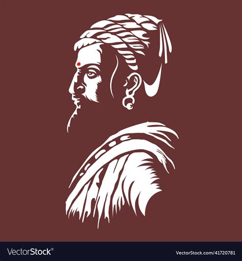 Chhatrapati shivaji maharaj jayanti Royalty Free Vector