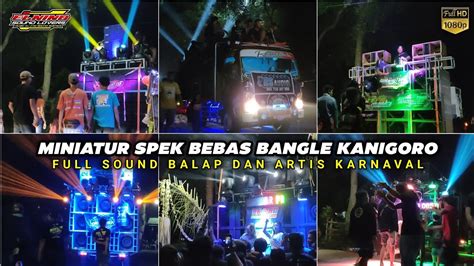 Miniatur Sub Bebas Full Sound Horeg Spek Balap Karnaval Desa Bangle