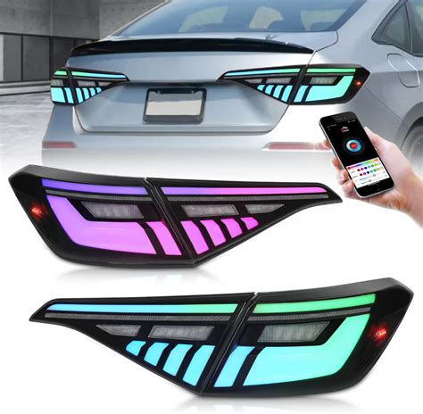 Archaic Luces traseras RGB compatibles con Honda Civic 2022 2024 Sedán