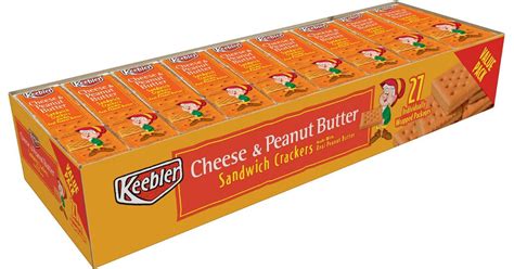 Cheese crackers with peanut butter - spluslpo