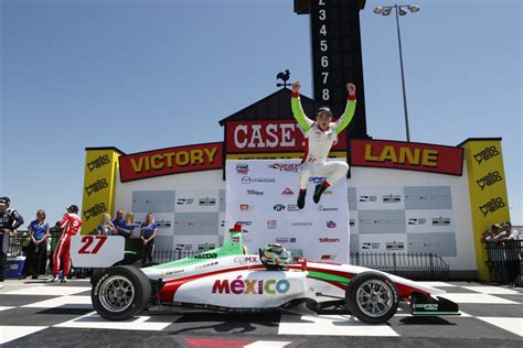 Indy Lights Mexicano Patricio Oward Triunfó En El óvalo De Iowa