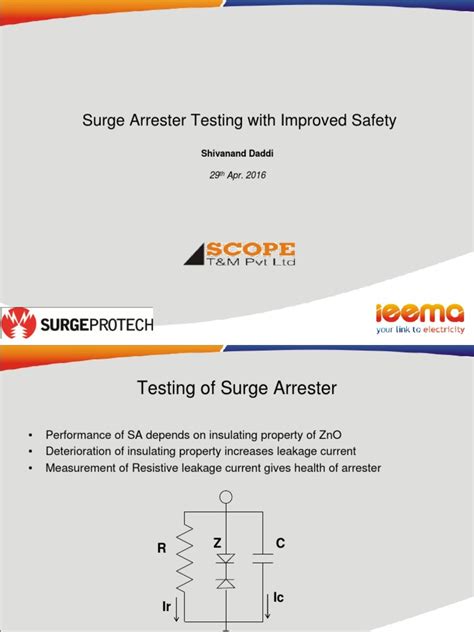 Surge Arrester Testing With Improved Safety-Scope | PDF | Electrical Resistance And Conductance ...