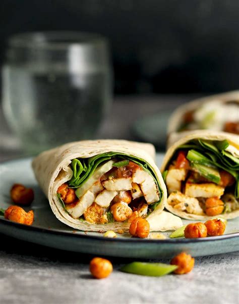 Halloumi Wraps The Last Food Blog