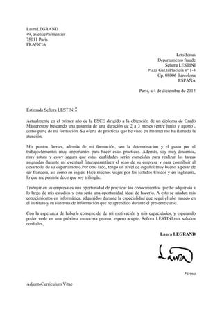 Carta Ultimo Modelo PDF