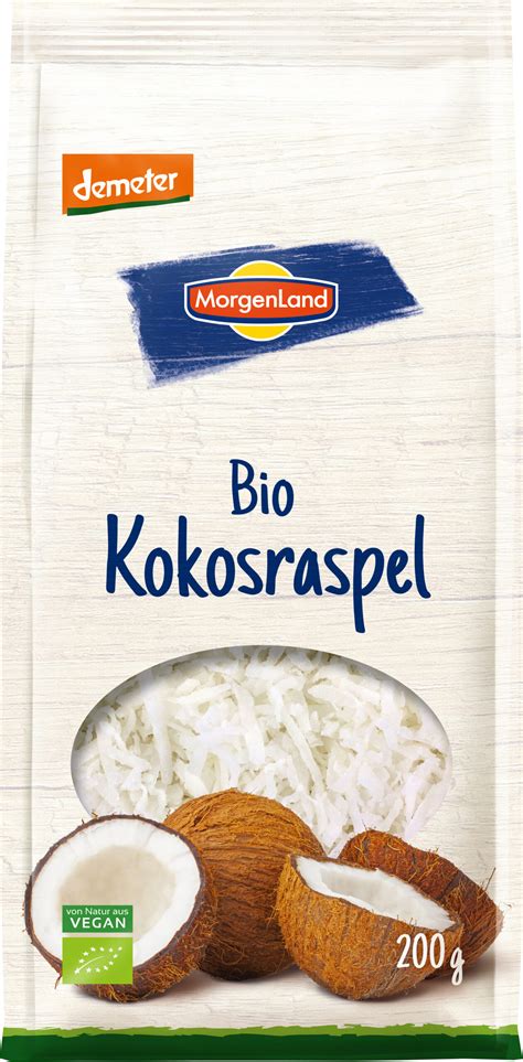 MorgenLand Bio Kokosraspel Demeter 200g Online Kaufen