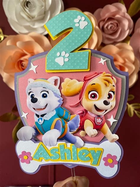 Paw Patrol Everest Cake Topper