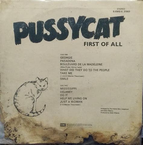 Pussycat First Of All English Vinyl Lp Bollywoodvinyl