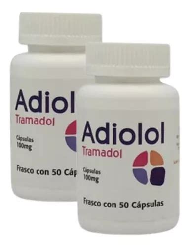 Tramadol Adiolol 100 Capsulas De 100 Mg Envío gratis