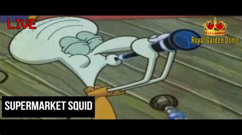 Squidward Plays His New Song Supermarket Squid Ft Spongebob