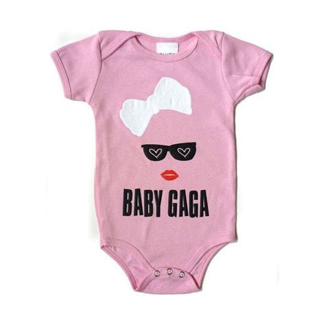 baby gaga onesie  tee  plutokids  etsy