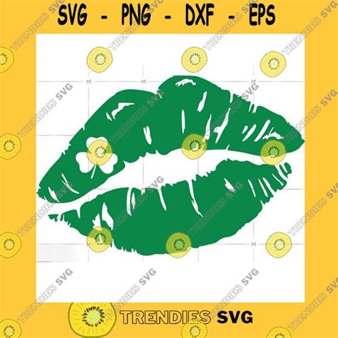 Love Svg St Patrick Day Lips St Png Cut File Svg Png Silhouette