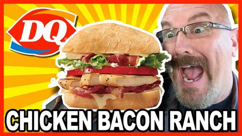 Dairy Queen ♥ Chicken Bacon Ranch ♥ New Artisan Style Sandwiches Review Youtube